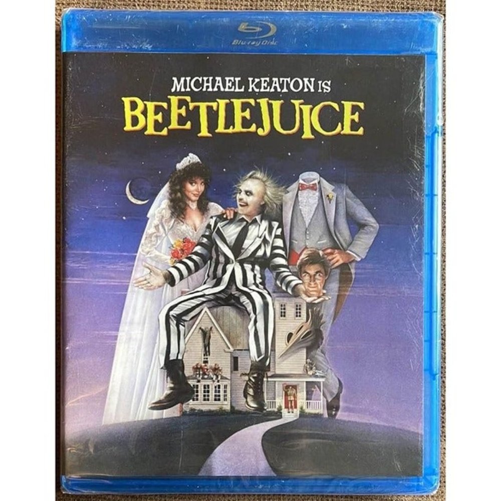 Beetlejuice Bluray Michael Keaton Tim Burton -  New